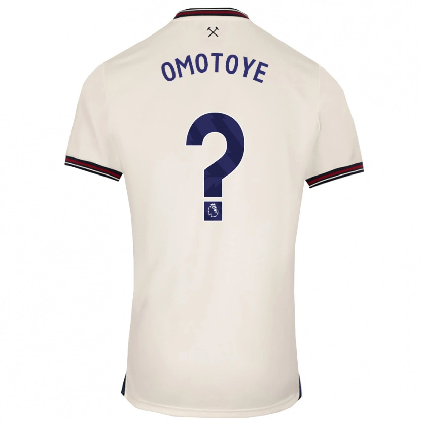 Danxen Hombre Camiseta Tyrone Omotoye #0 Blanco Roto 2ª Equipación 2025/26 La Camisa México