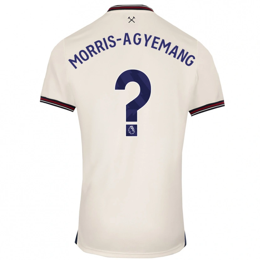 Danxen Hombre Camiseta Reggie Morris-Agyemang #0 Blanco Roto 2ª Equipación 2025/26 La Camisa México