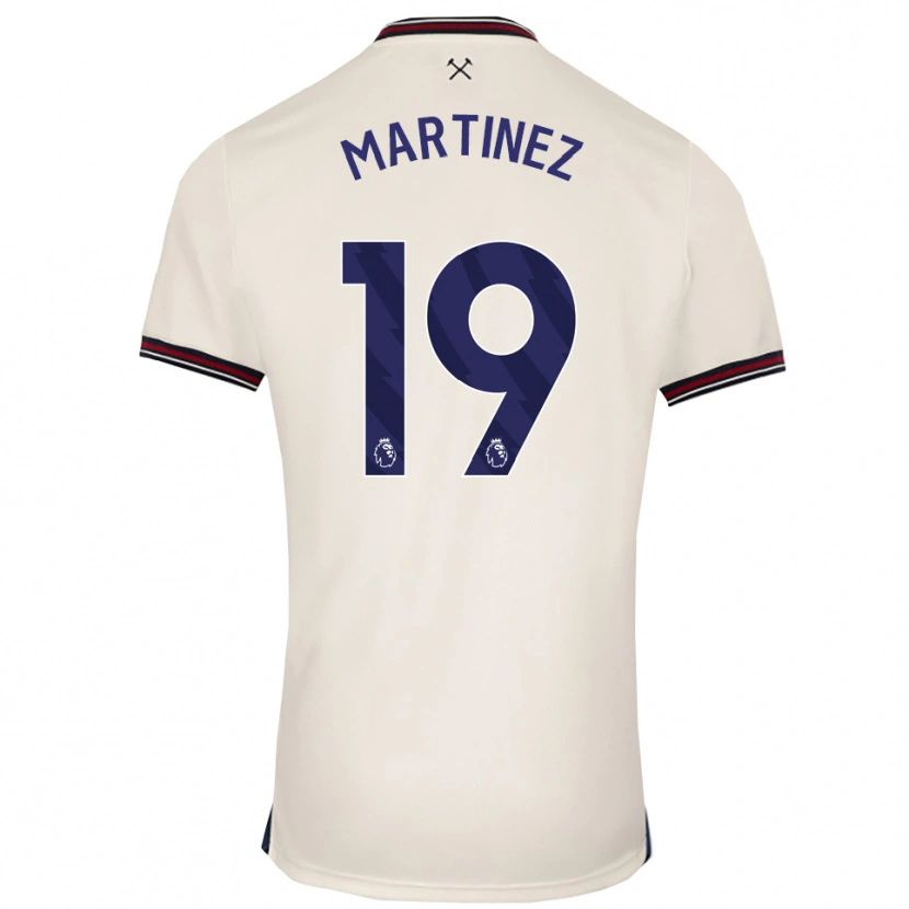 Danxen Hombre Camiseta Shekiera Martinez #19 Blanco Roto 2ª Equipación 2025/26 La Camisa México