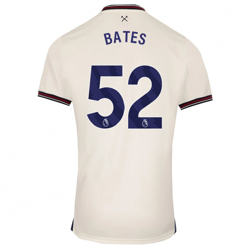 Danxen Hombre Camiseta Billy Bates #52 Blanco Roto 2ª Equipación 2025/26 La Camisa México