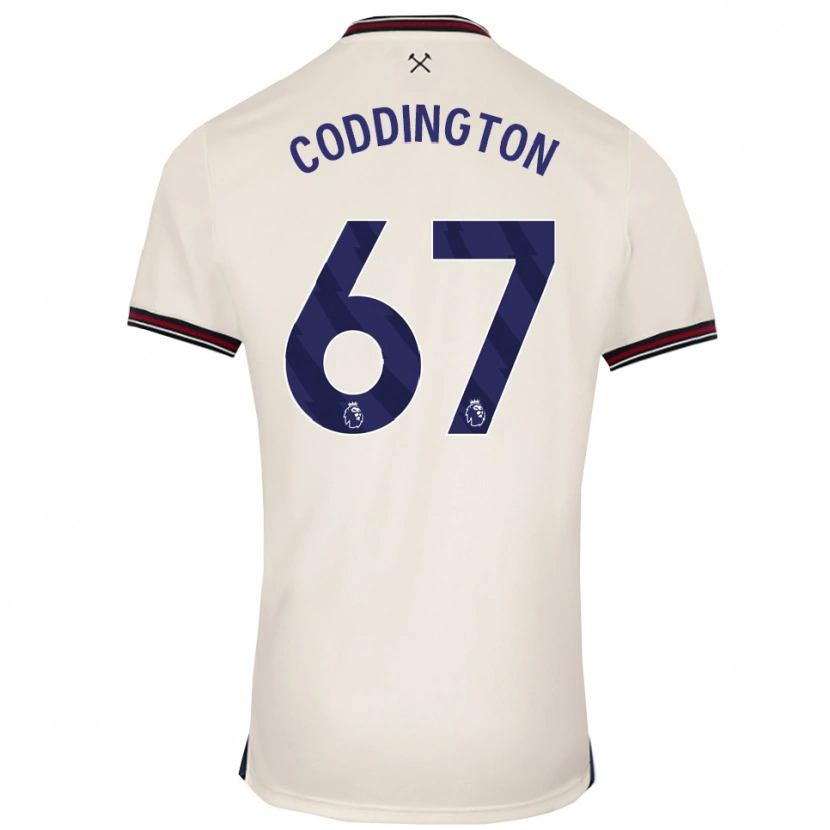 Danxen Hombre Camiseta Remy Coddington #67 Blanco Roto 2ª Equipación 2025/26 La Camisa México
