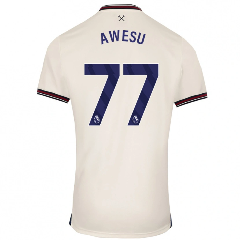 Danxen Hombre Camiseta Lanre Awesu #77 Blanco Roto 2ª Equipación 2025/26 La Camisa México