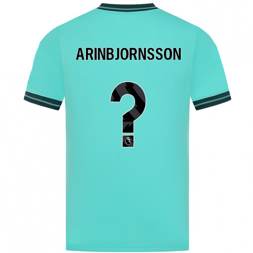 Danxen Hombre Camiseta Palmi Arinbjornsson #0 Celeste Verde 2ª Equipación 2025/26 La Camisa México