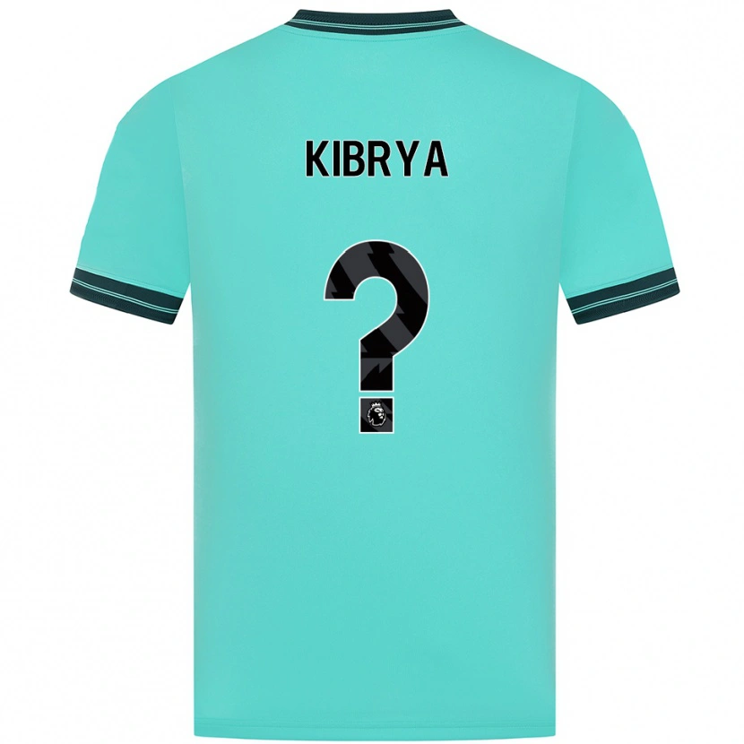 Danxen Hombre Camiseta Lucas Kibrya #0 Celeste Verde 2ª Equipación 2025/26 La Camisa México