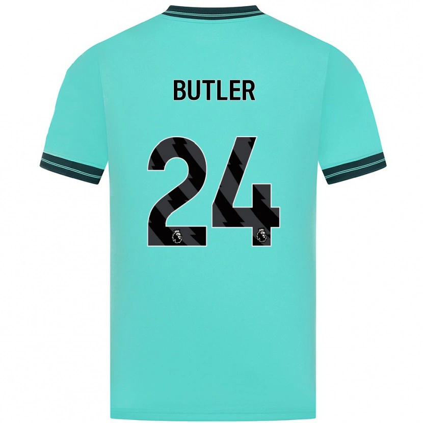 Danxen Hombre Camiseta Elli Butler #24 Celeste Verde 2ª Equipación 2025/26 La Camisa México