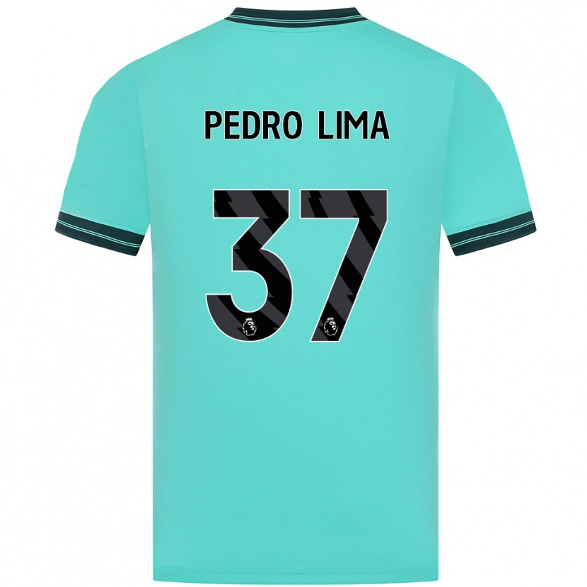 Danxen Hombre Camiseta Pedro Lima #37 Celeste Verde 2ª Equipación 2025/26 La Camisa México