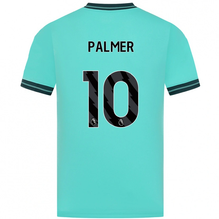 Danxen Hombre Camiseta Jamila Palmer #10 Celeste Verde 2ª Equipación 2025/26 La Camisa México