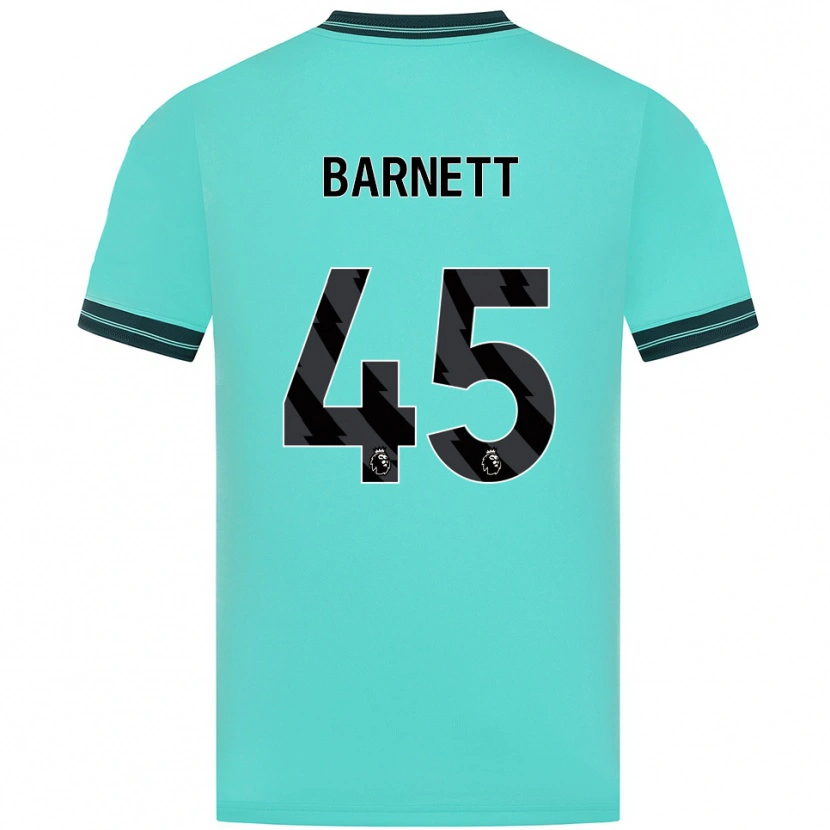 Danxen Hombre Camiseta Ty Barnett #45 Celeste Verde 2ª Equipación 2025/26 La Camisa México