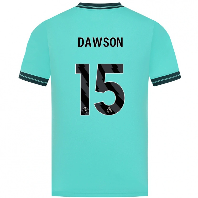 Danxen Hombre Camiseta Craig Dawson #15 Celeste Verde 2ª Equipación 2025/26 La Camisa México