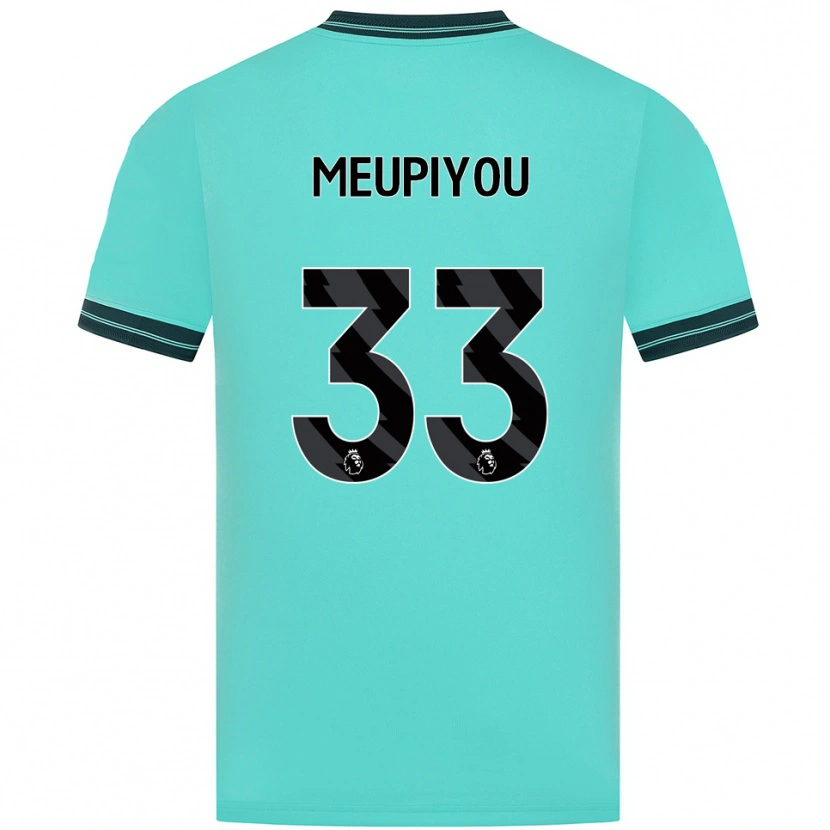 Danxen Hombre Camiseta Bastien Meupiyou #33 Celeste Verde 2ª Equipación 2025/26 La Camisa México