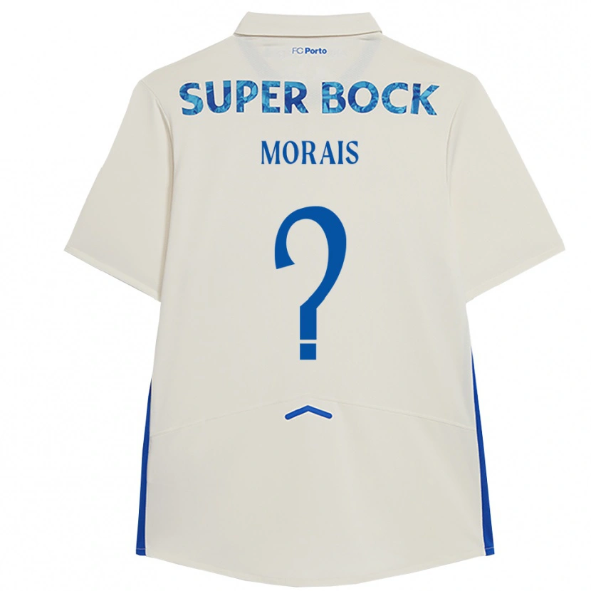 Danxen Hombre Camiseta Rodrigo Morais #0 Blanco Azul Equipación Tercera 2025/26 La Camisa México
