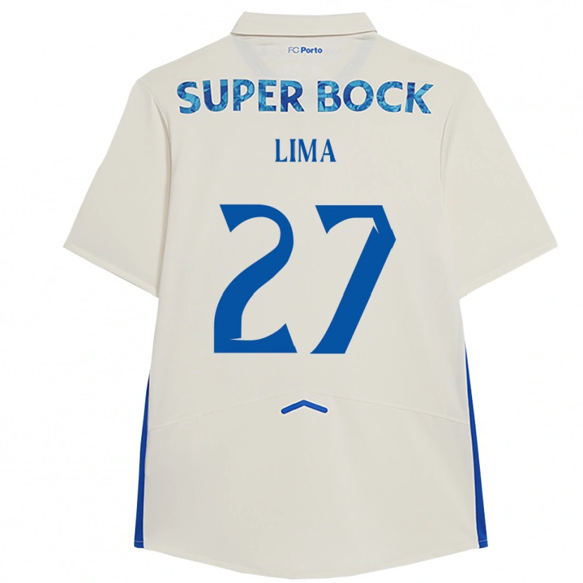 Danxen Hombre Camiseta Cláudia Lima #27 Blanco Azul Equipación Tercera 2025/26 La Camisa México