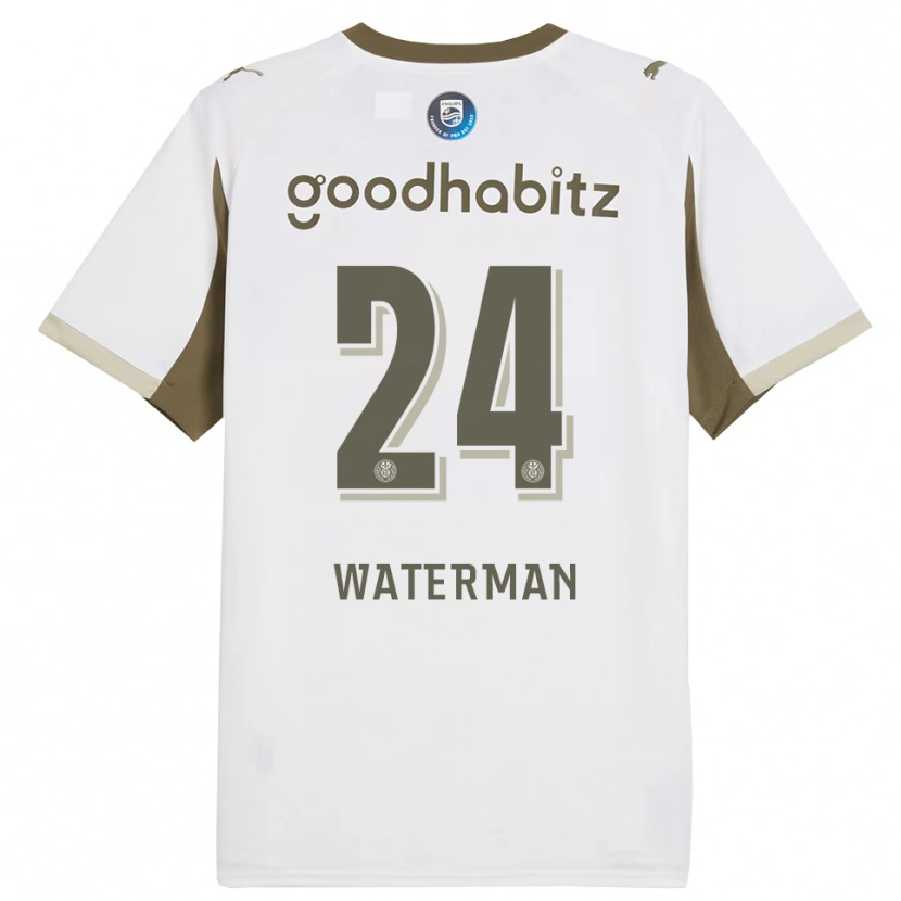 Danxen Hombre Camiseta Boy Waterman #24 Blanco Gris Equipación Tercera 2025/26 La Camisa México