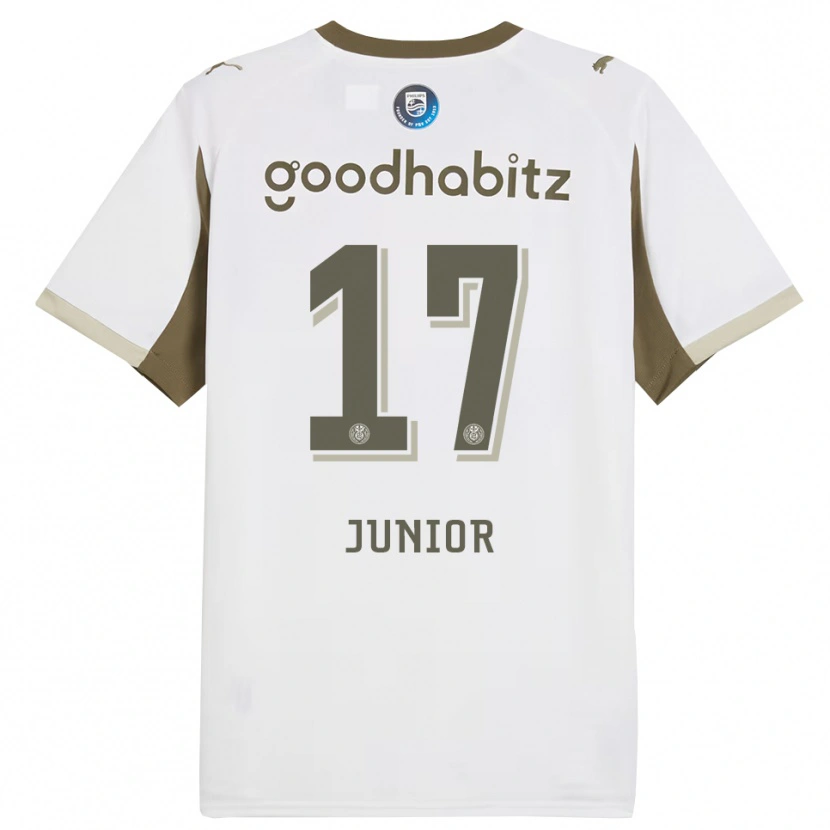 Danxen Hombre Camiseta Mauro Júnior #17 Blanco Gris Equipación Tercera 2025/26 La Camisa México