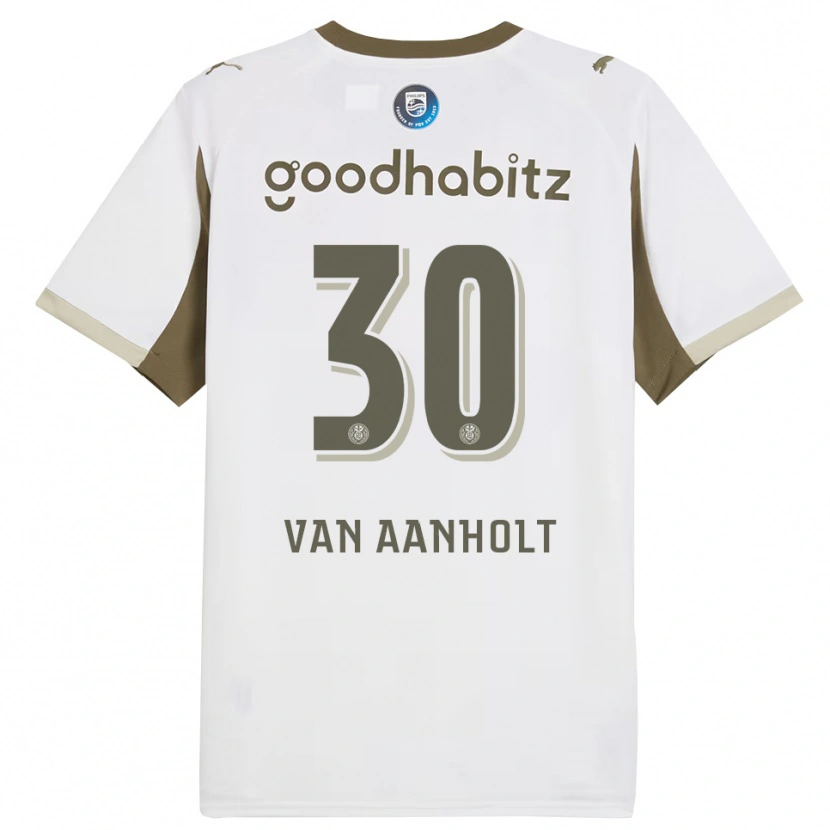 Danxen Hombre Camiseta Patrick Van Aanholt #30 Blanco Gris Equipación Tercera 2025/26 La Camisa México
