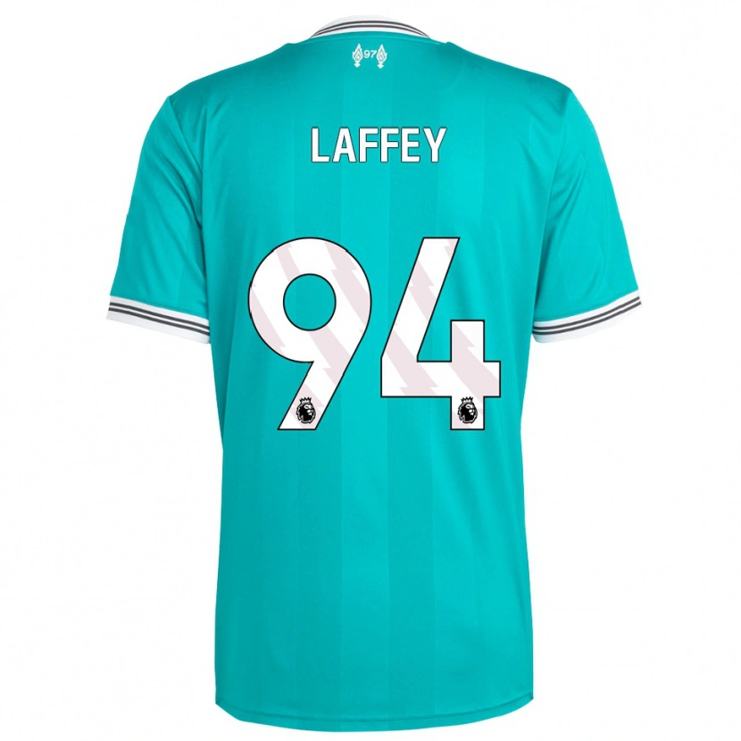 Danxen Hombre Camiseta Michael Laffey #94 Verde Blanco Equipación Tercera 2025/26 La Camisa México
