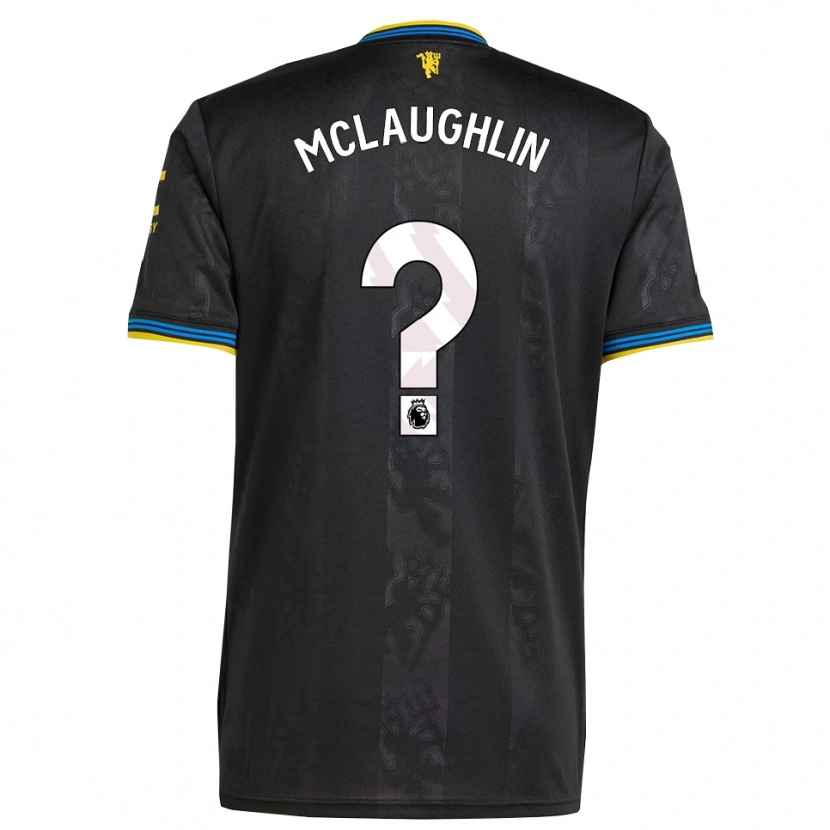 Danxen Hombre Camiseta Harlem Mclaughlin #0 Negro Amarillo Azul Equipación Tercera 2025/26 La Camisa México