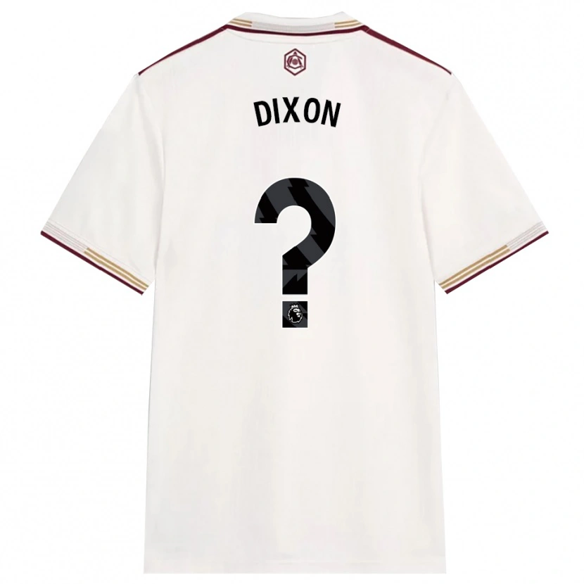 Danxen Hombre Camiseta Danny Dixon #0 Blanco Roto Borgoña Equipación Tercera 2025/26 La Camisa México