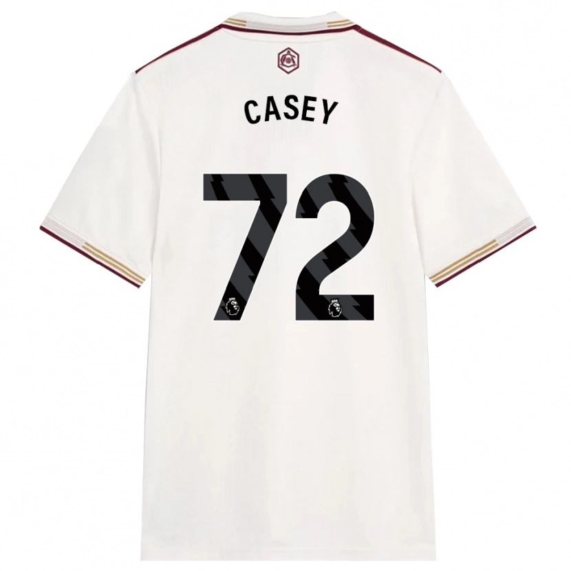 Danxen Hombre Camiseta Dan Casey #72 Blanco Roto Borgoña Equipación Tercera 2025/26 La Camisa México