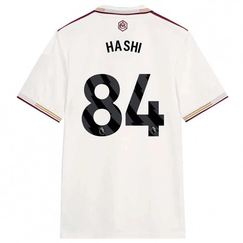 Danxen Hombre Camiseta Maalik Hashi #84 Blanco Roto Borgoña Equipación Tercera 2025/26 La Camisa México
