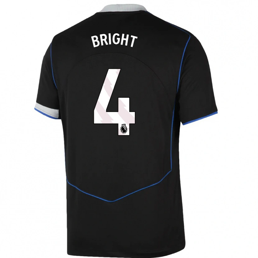 Danxen Hombre Camiseta Millie Bright #4 Negro Azul Plata Equipación Tercera 2025/26 La Camisa México