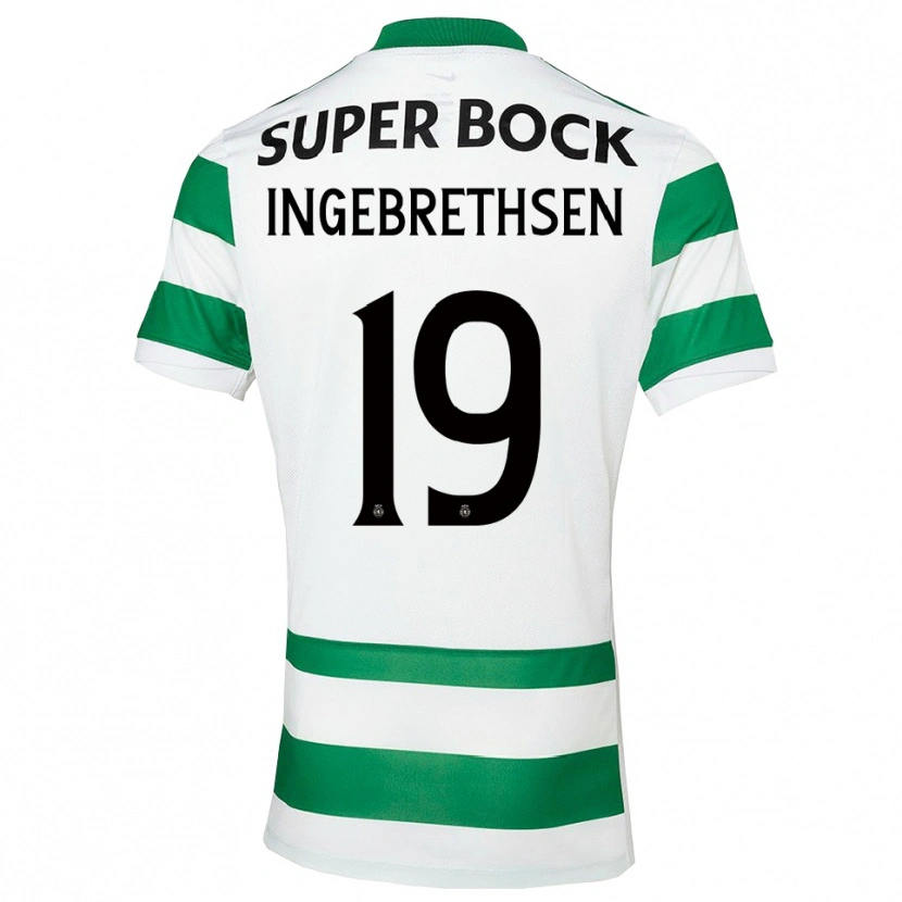 Danxen Mujer Camiseta Erik Ingebrethsen #19 Verde Blanco 1ª Equipación 2025/26 La Camisa México