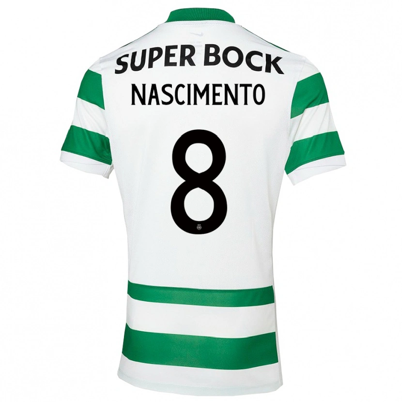 Danxen Mujer Camiseta Sandro Nascimento #8 Verde Blanco 1ª Equipación 2025/26 La Camisa México