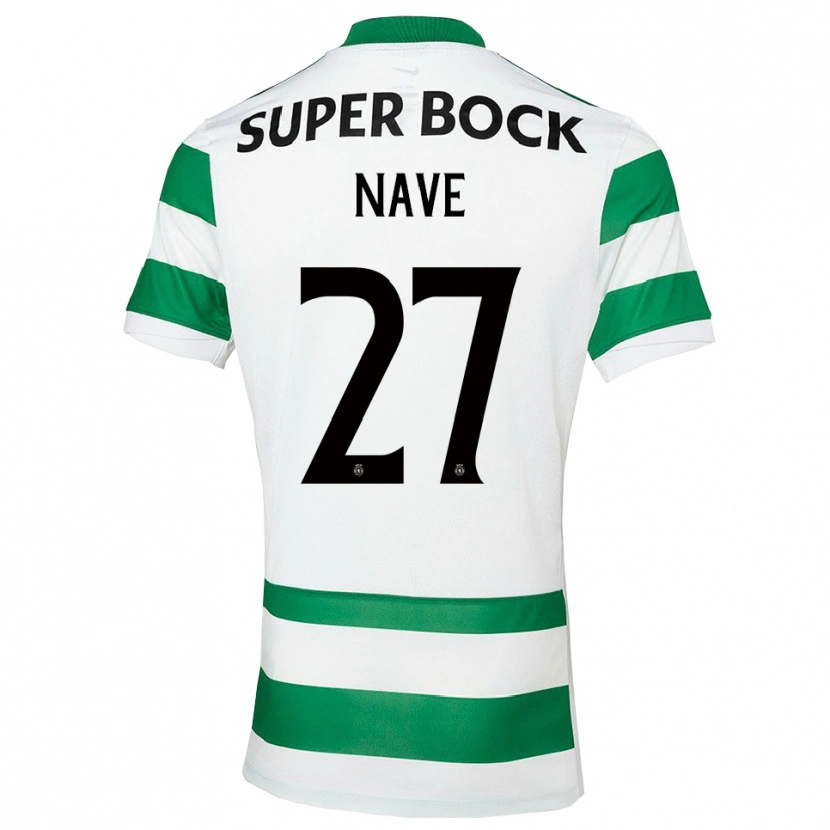 Danxen Mujer Camiseta Matilde Nave #27 Verde Blanco 1ª Equipación 2025/26 La Camisa México