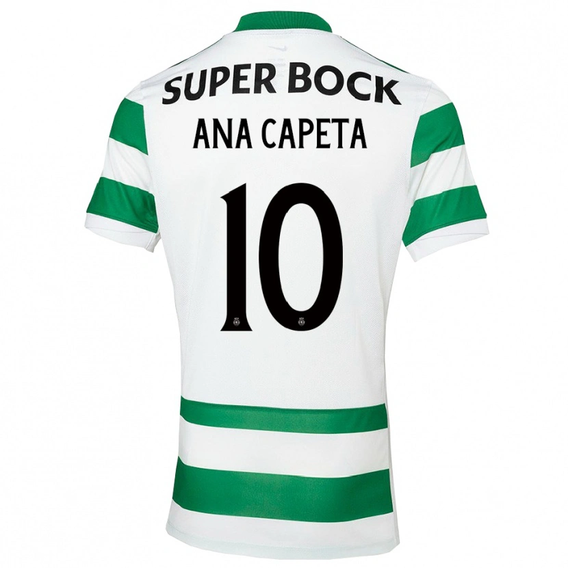 Danxen Mujer Camiseta Ana Capeta #10 Verde Blanco 1ª Equipación 2025/26 La Camisa México