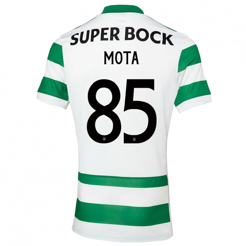 Danxen Mujer Camiseta Rafael Mota #85 Verde Blanco 1ª Equipación 2025/26 La Camisa México