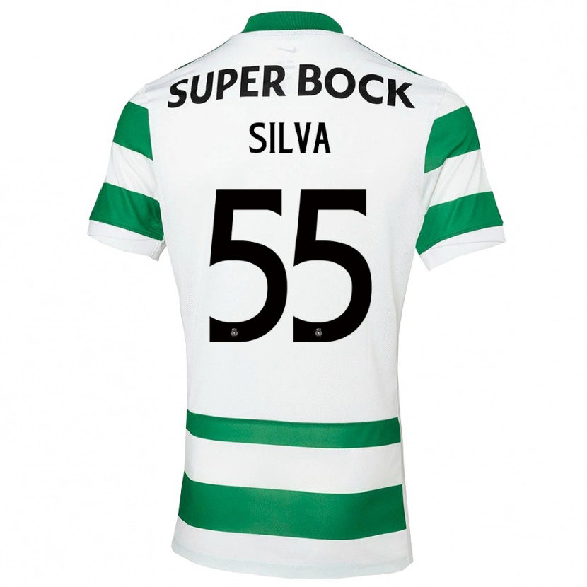 Danxen Mujer Camiseta José Silva #55 Verde Blanco 1ª Equipación 2025/26 La Camisa México