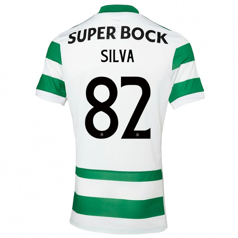 Danxen Mujer Camiseta Gabriel Silva #82 Verde Blanco 1ª Equipación 2025/26 La Camisa México