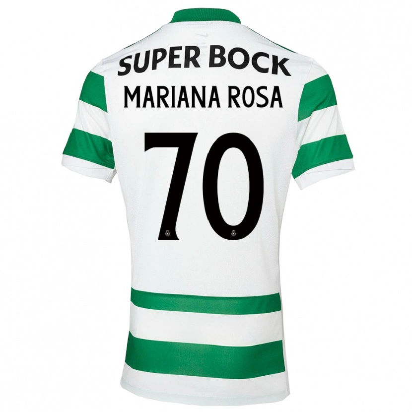 Danxen Mujer Camiseta Mariana Silva Pinto Vilaça Da Rosa #70 Verde Blanco 1ª Equipación 2025/26 La Camisa México