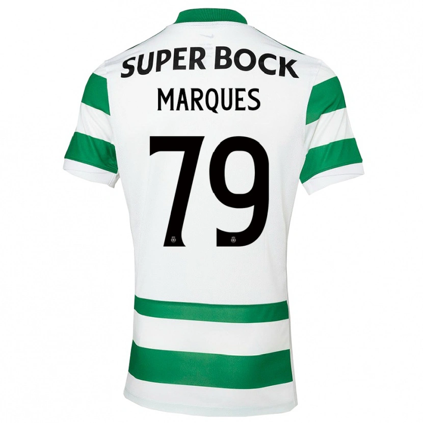 Danxen Mujer Camiseta Rodrigo Marquês #79 Verde Blanco 1ª Equipación 2025/26 La Camisa México