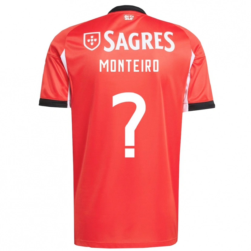 Danxen Mujer Camiseta Jair Monteiro #0 Rojo Blanco 1ª Equipación 2025/26 La Camisa México
