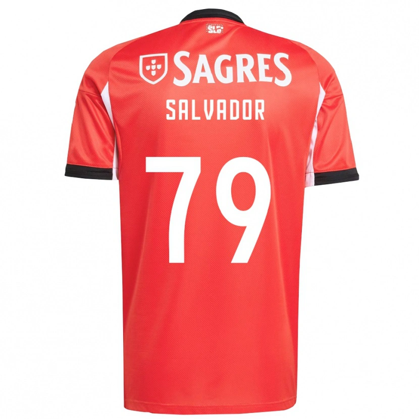 Danxen Mujer Camiseta Marta Salvador #79 Rojo Blanco 1ª Equipación 2025/26 La Camisa México