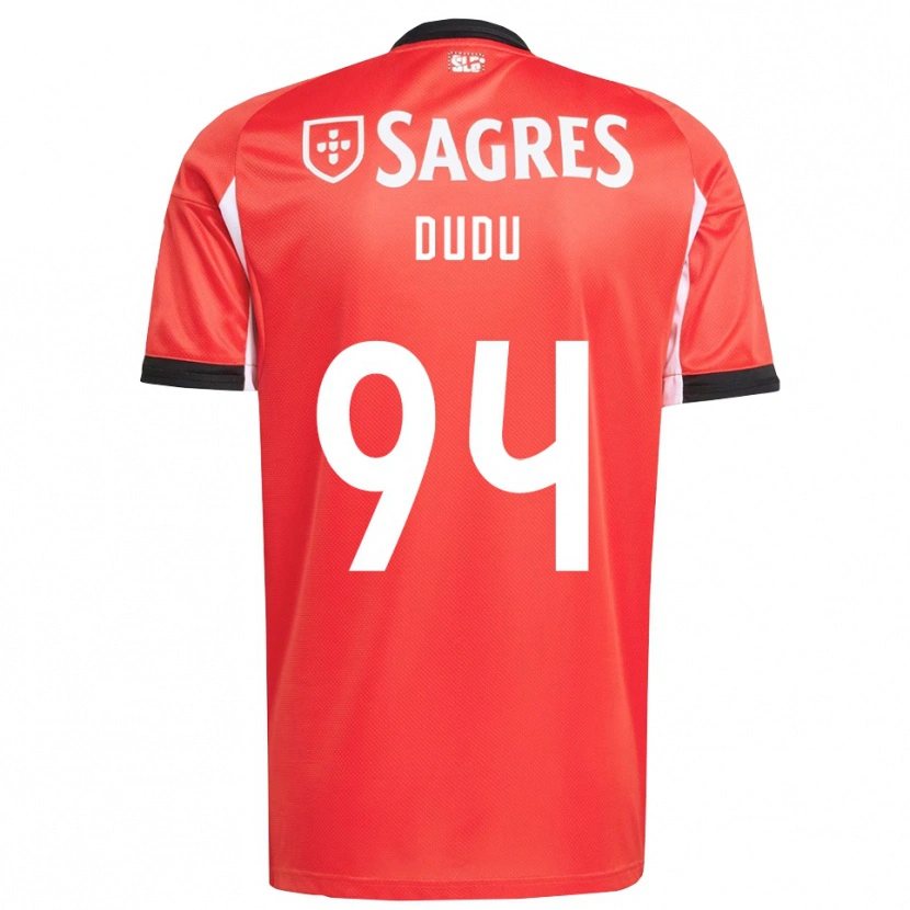 Danxen Mujer Camiseta Dudu #94 Rojo Blanco 1ª Equipación 2025/26 La Camisa México