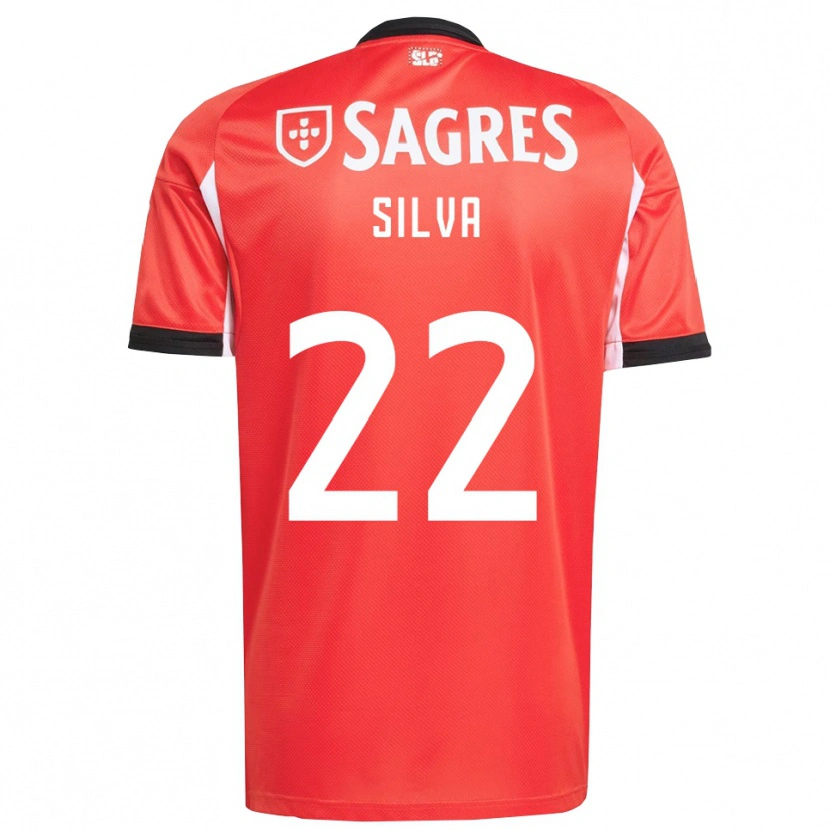 Danxen Mujer Camiseta Amelia Silva #22 Rojo Blanco 1ª Equipación 2025/26 La Camisa México