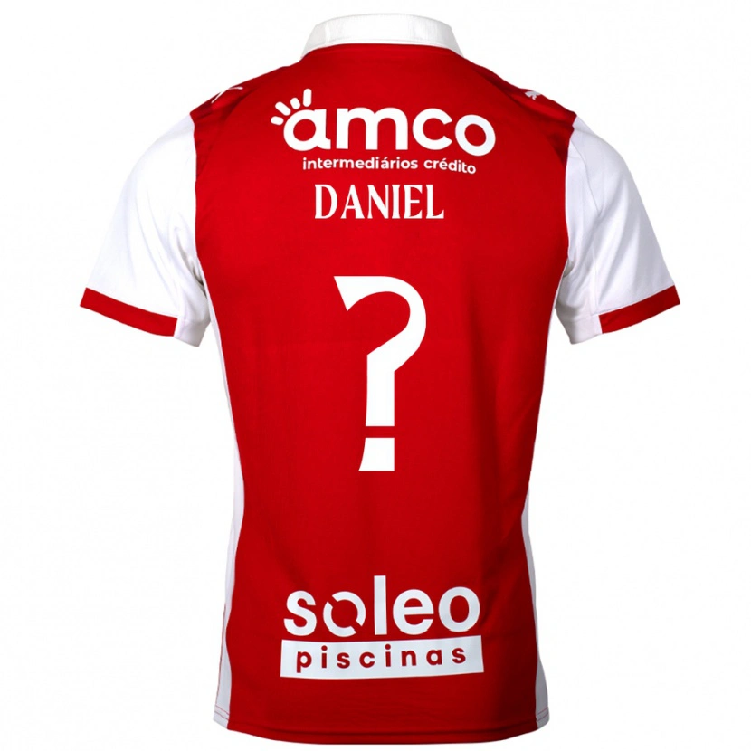 Danxen Mujer Camiseta Paulo Daniel #0 Rojo Blanco 1ª Equipación 2025/26 La Camisa México