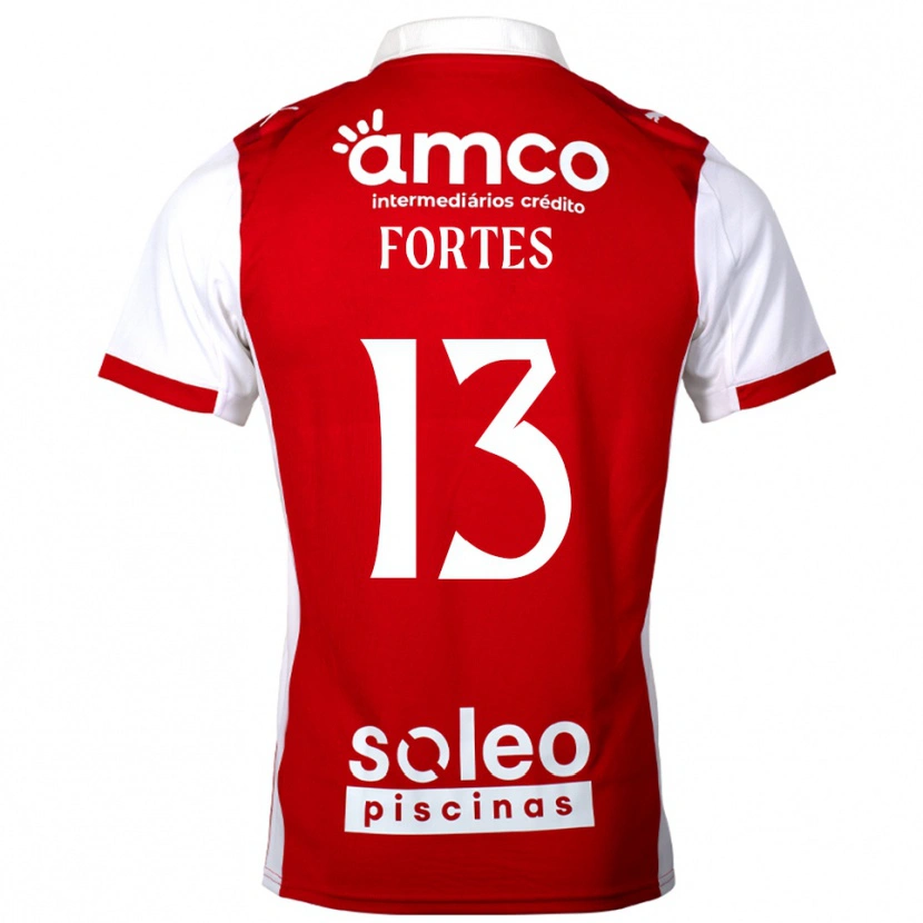 Danxen Mujer Camiseta Melany Fortes #13 Rojo Blanco 1ª Equipación 2025/26 La Camisa México