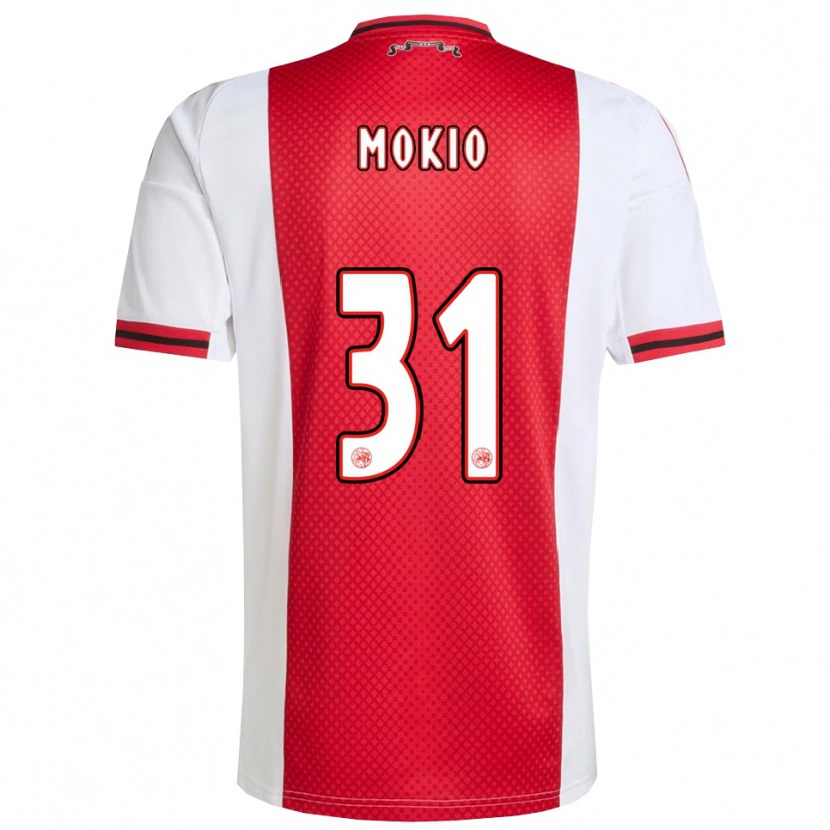Danxen Mujer Camiseta Jorthy Mokio #31 Rojo Blanco 1ª Equipación 2025/26 La Camisa México