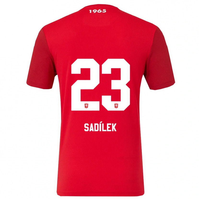 Danxen Mujer Camiseta Michal Sadilek #23 Rojo Blanco 1ª Equipación 2025/26 La Camisa México