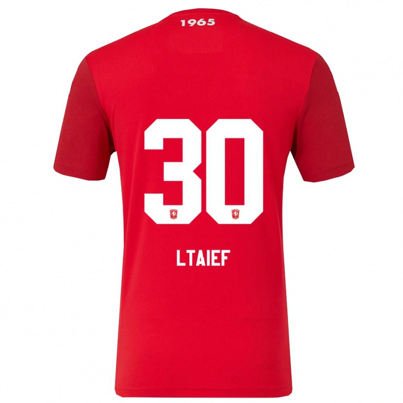Danxen Mujer Camiseta Sayfallah Ltaief #30 Rojo Blanco 1ª Equipación 2025/26 La Camisa México