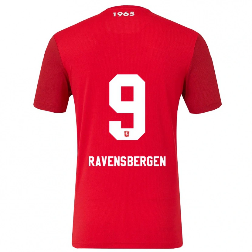Danxen Mujer Camiseta Jaimy Ravensbergen #9 Rojo Blanco 1ª Equipación 2025/26 La Camisa México