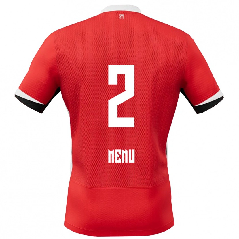 Danxen Mujer Camiseta Mathijs Menu #2 Rojo Blanco 1ª Equipación 2025/26 La Camisa México