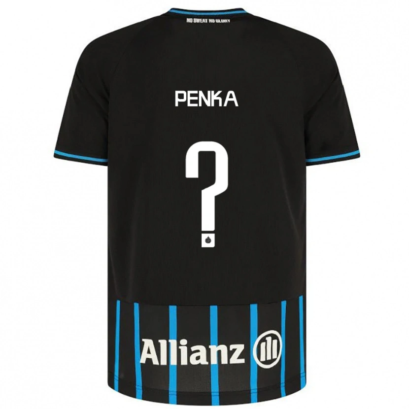 Danxen Mujer Camiseta Godfried Penka #0 Negro Azul 1ª Equipación 2025/26 La Camisa México
