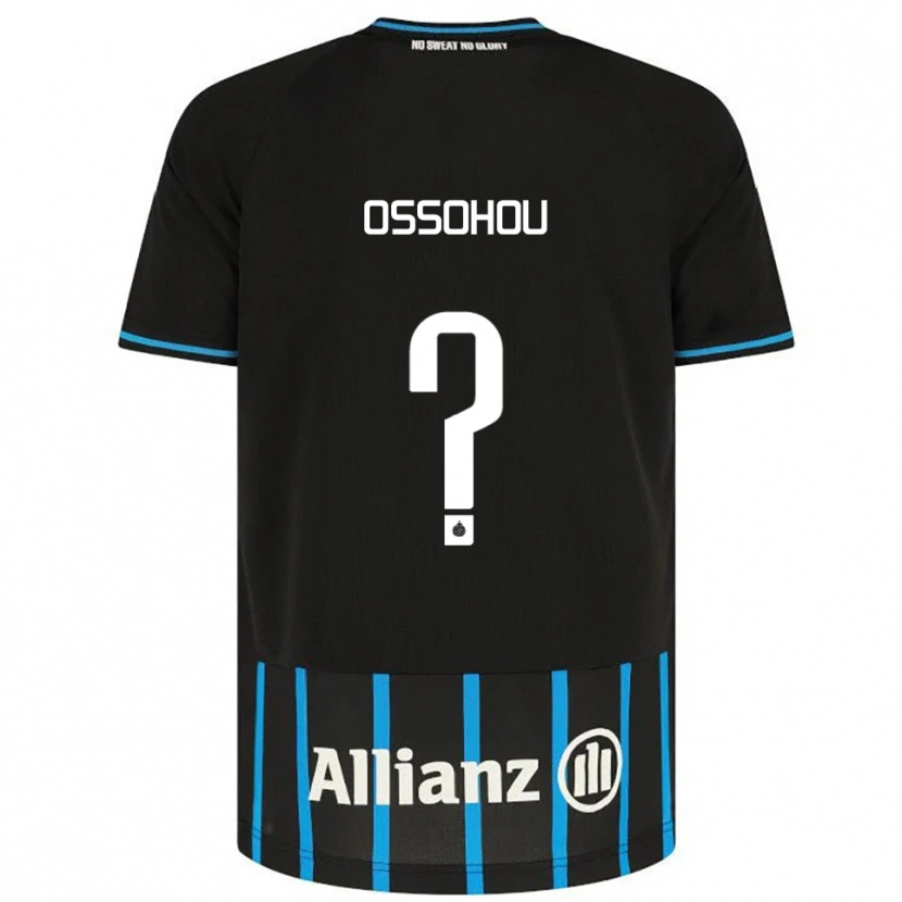 Danxen Mujer Camiseta Clever Ossohou #0 Negro Azul 1ª Equipación 2025/26 La Camisa México