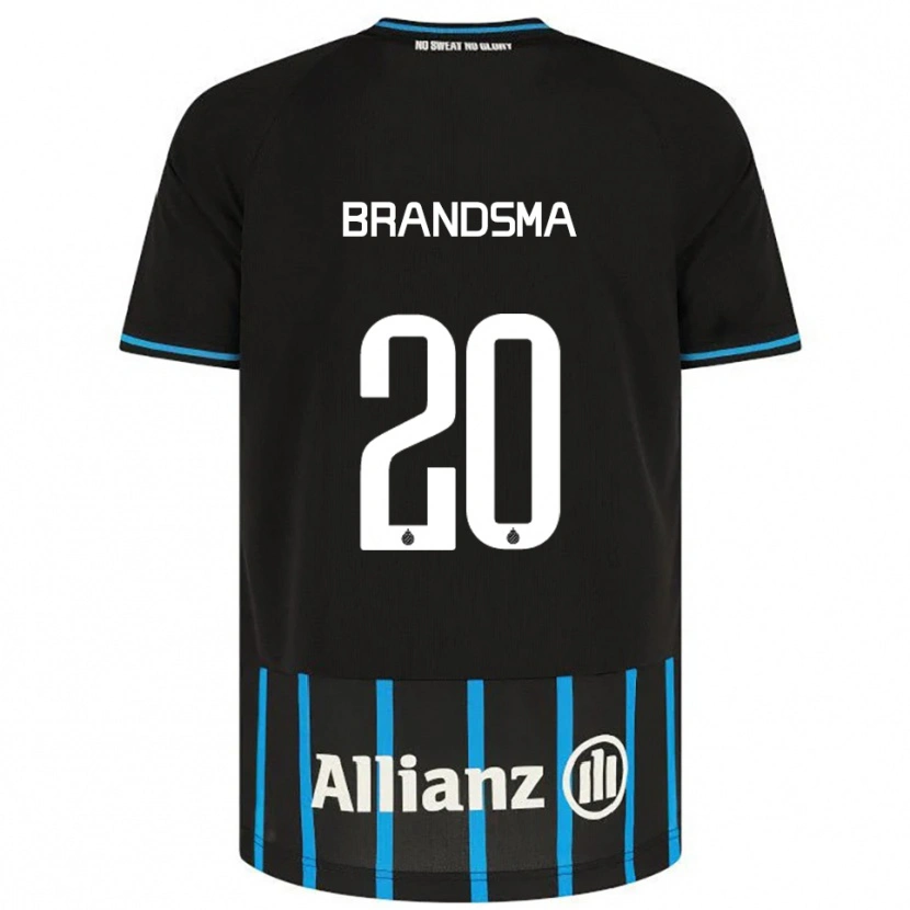 Danxen Mujer Camiseta Ilke Brandsma #20 Negro Azul 1ª Equipación 2025/26 La Camisa México