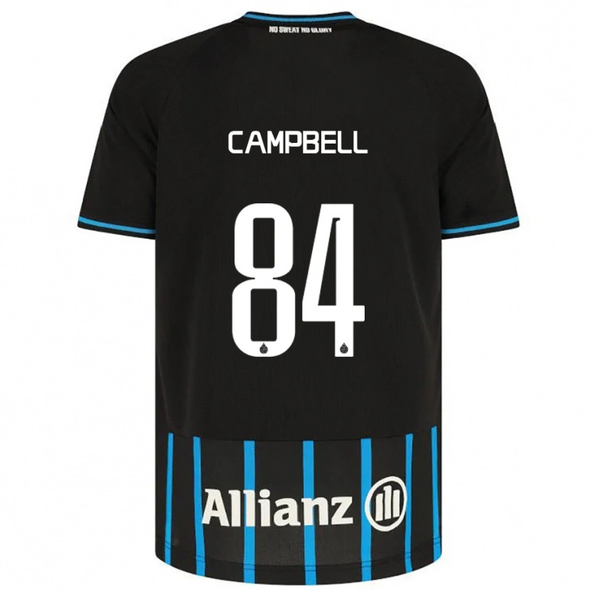 Danxen Mujer Camiseta Shandre Campbell #84 Negro Azul 1ª Equipación 2025/26 La Camisa México
