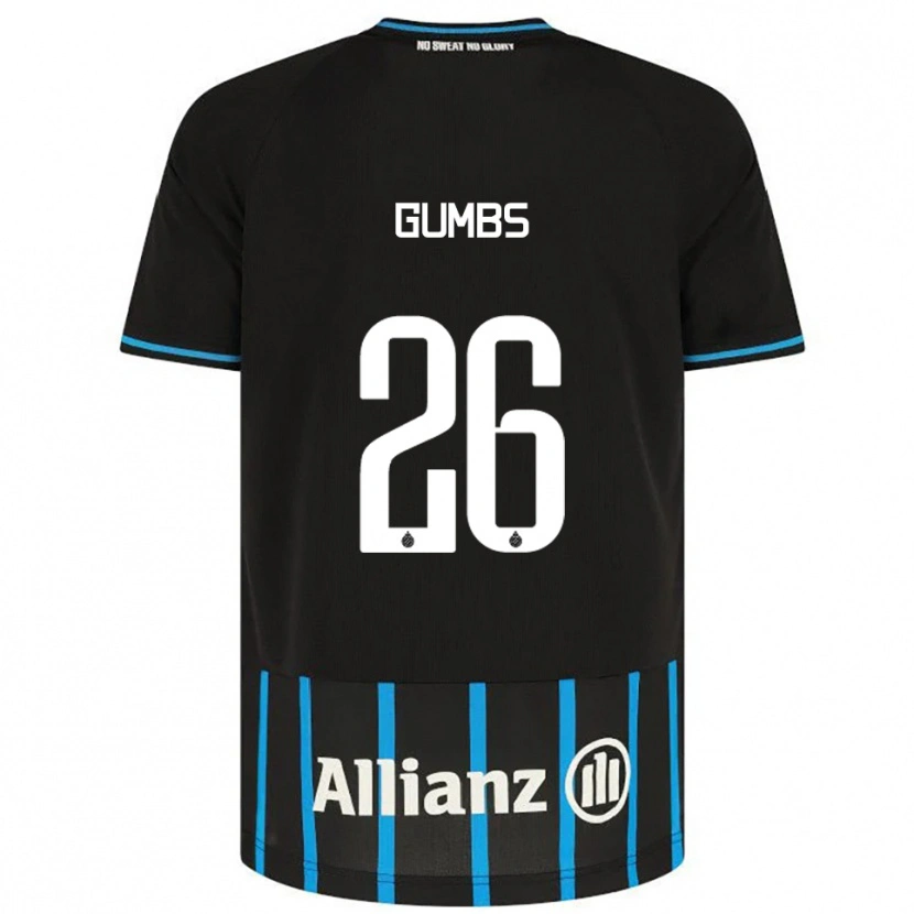 Danxen Mujer Camiseta Aisse Gumbs #26 Negro Azul 1ª Equipación 2025/26 La Camisa México